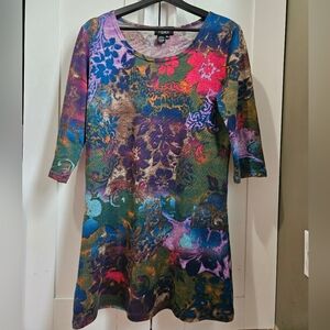 Papillon Multicolor Floral Women's Tunic/Minidress
